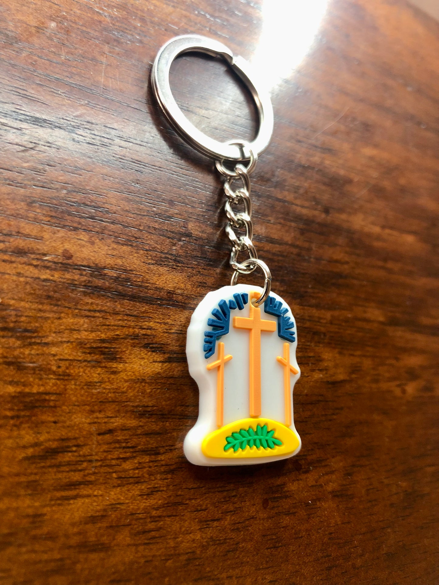 Cross Calvary Keychain