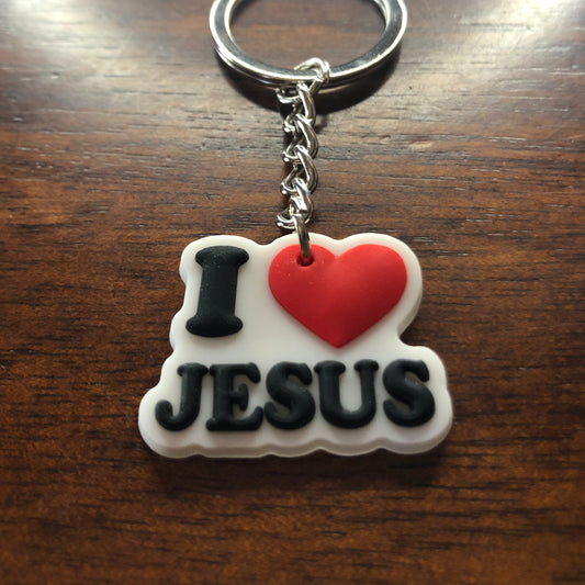 I Love Jesus Keychain