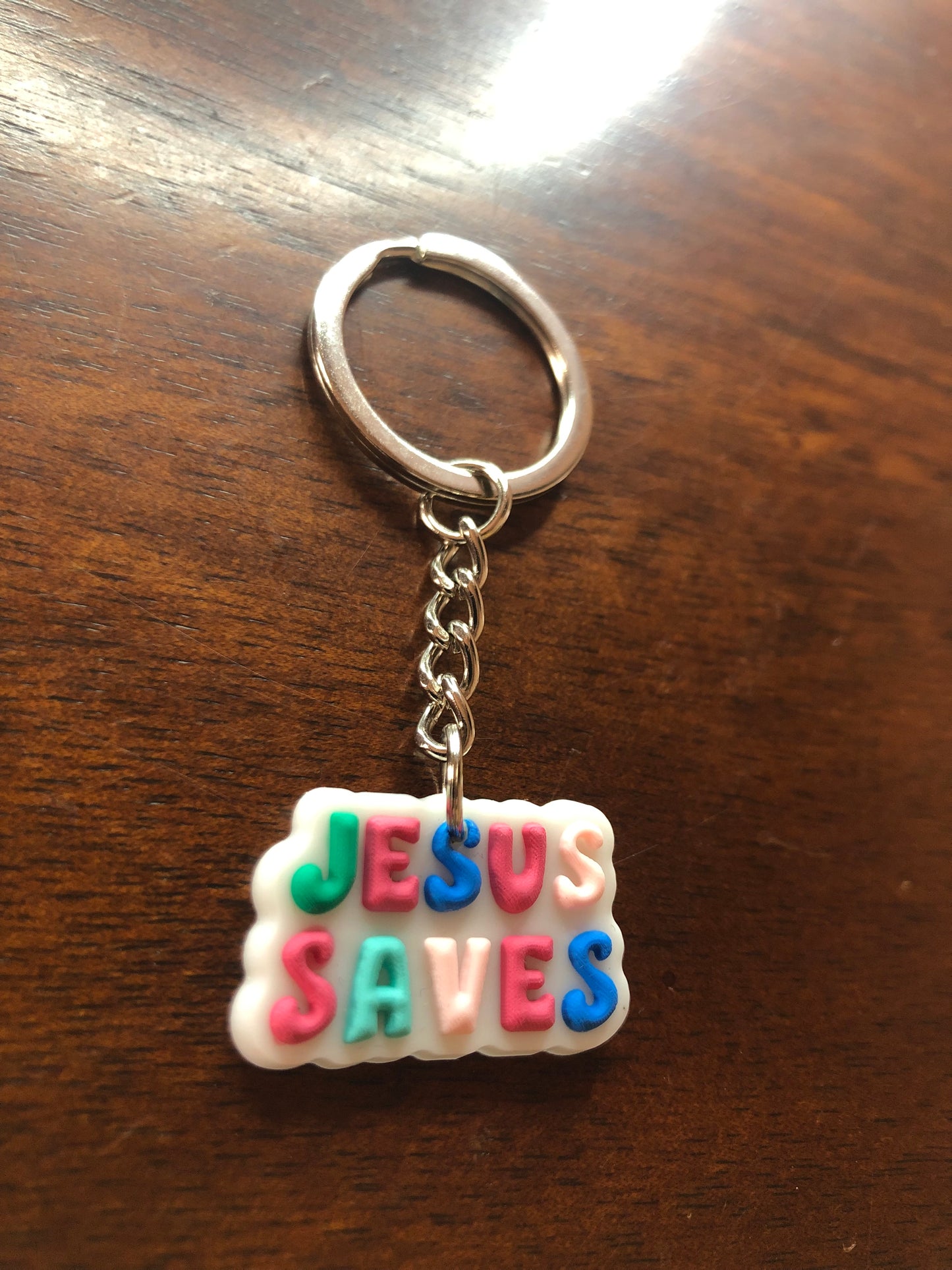 Jesus Saves Keychain
