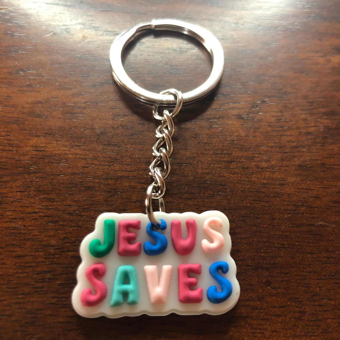 Jesus Saves Keychain