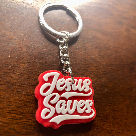 Jesus Saves Keychain