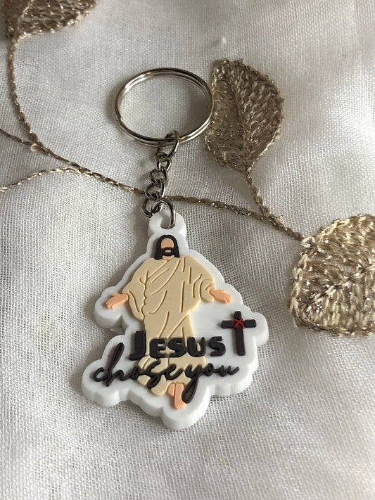 Jesus Chose You Keychain