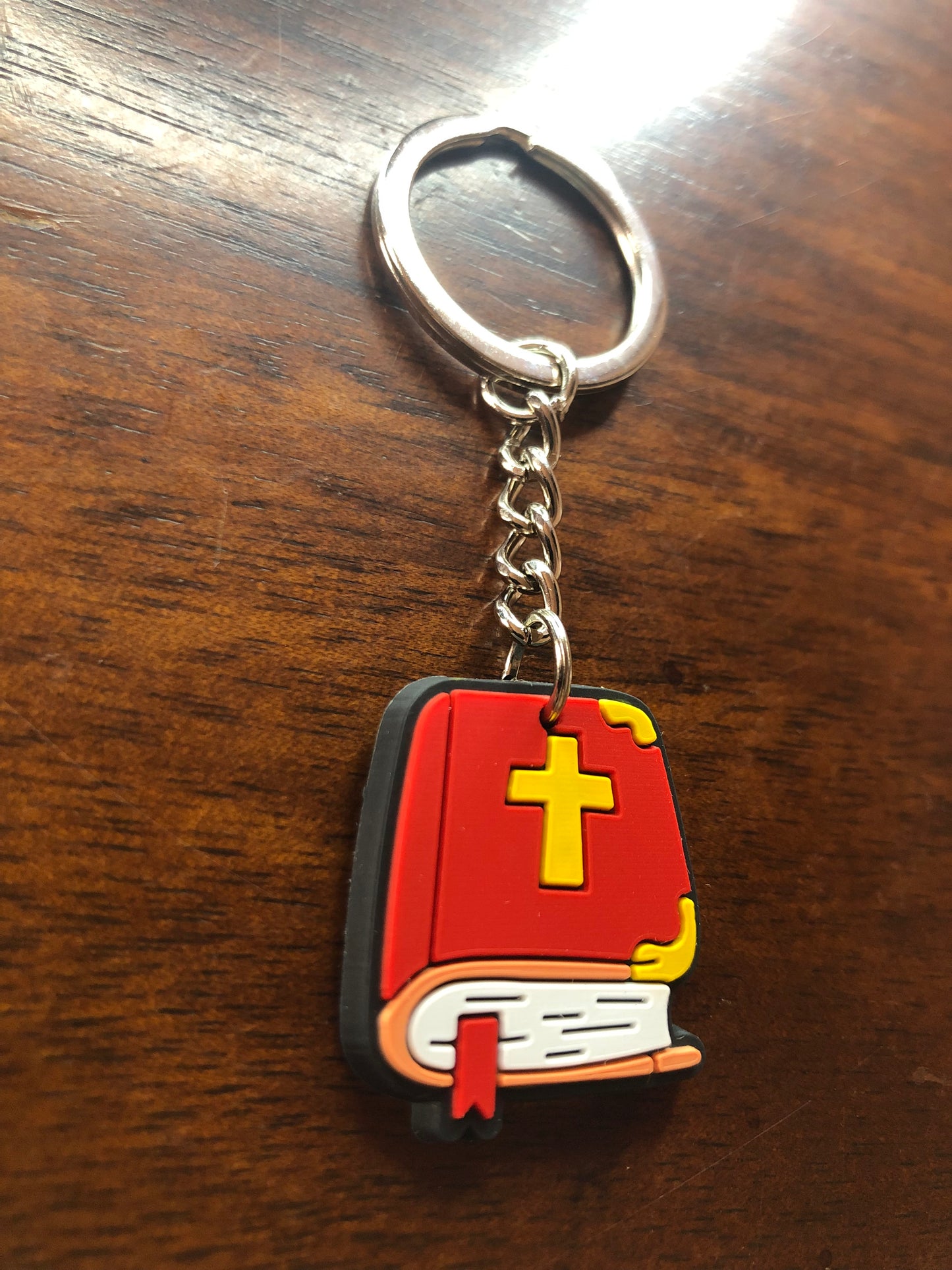 New Testaments Bible Keychain