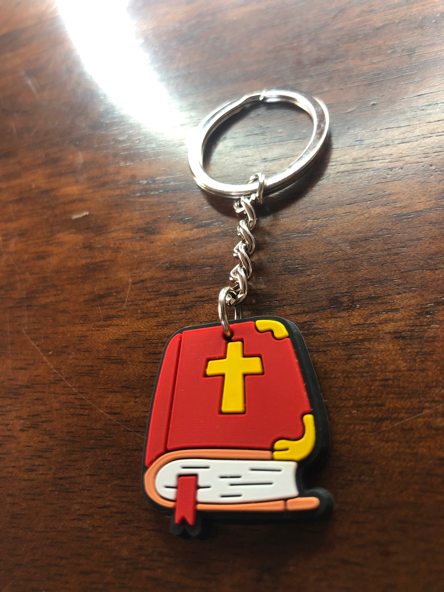 New Testaments Bible Keychain